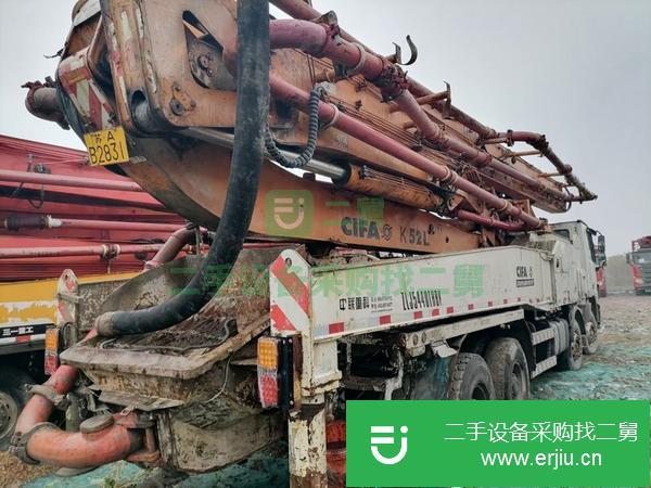 河北出售二手奔馳52米泵車手續齊全，必須過戶