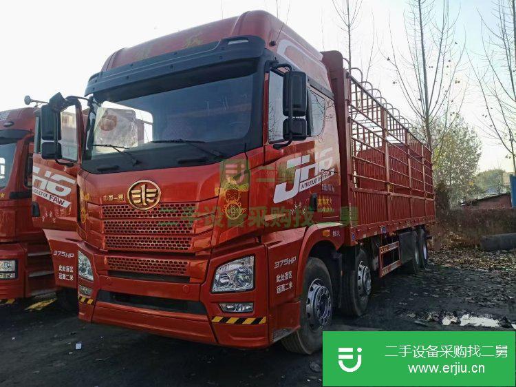 山東出售二手青島解放375馬力貨車