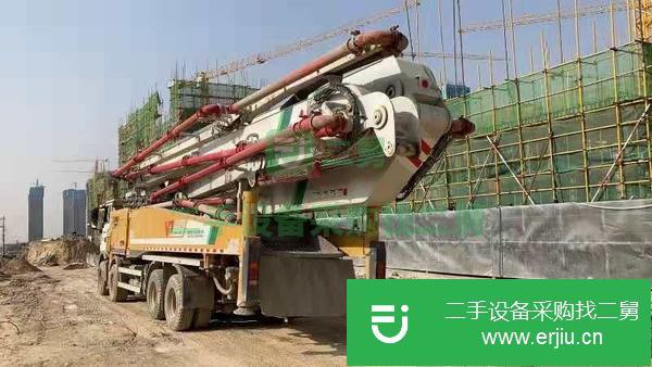 甘肅出售二手徐工國五排放62米混凝土泵車
