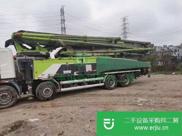 甘肅出售二手中聯(lián)國(guó)五18年12月56米泵車(chē)
