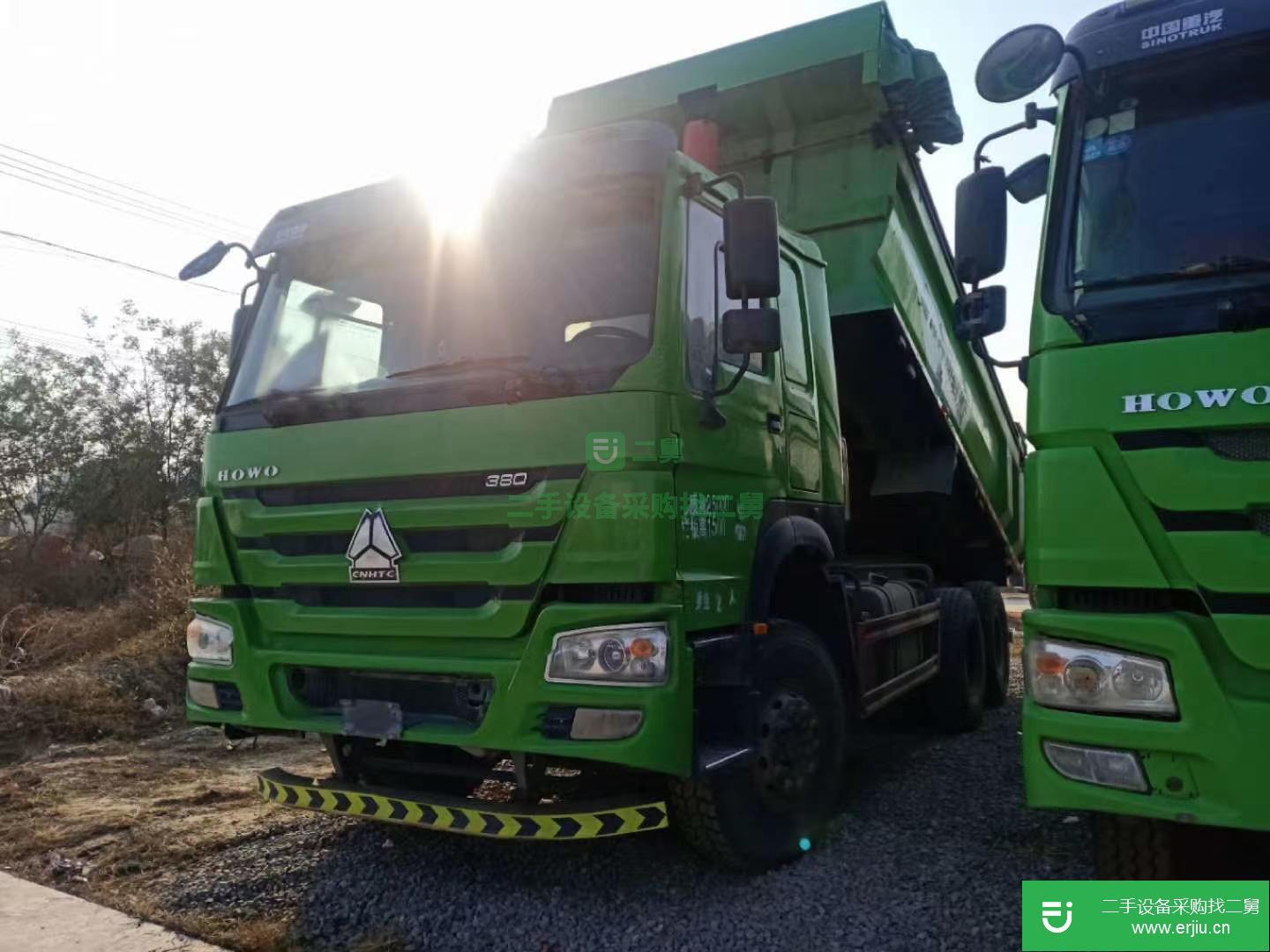山東出售二手重汽豪沃380馬力自卸車