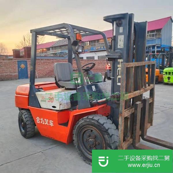 河北出售二手合力三噸叉車升高三米