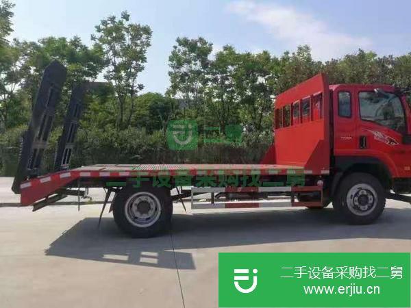 湖北出售二手重汽王牌平板運輸車玉柴160馬力