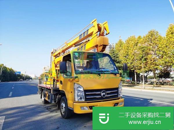 黑龍江出售二手凱馬13.5米汽油高空作業(yè)車