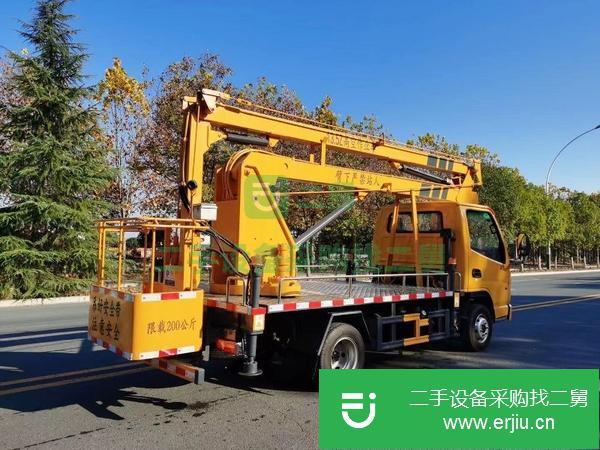 黑龍江出售二手凱馬13.5米汽油高空作業(yè)車