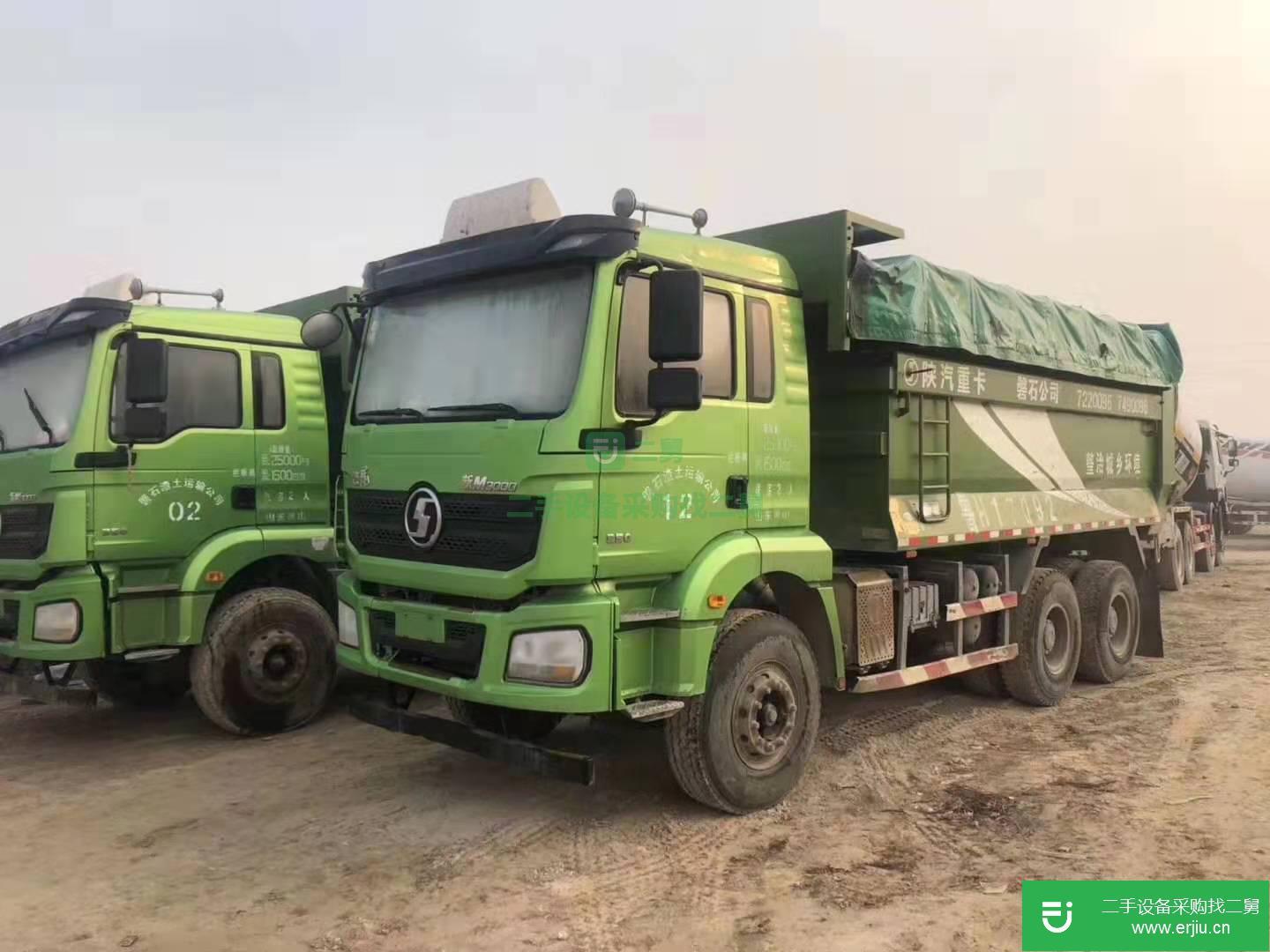 山東出售二手德龍雙橋自卸車
