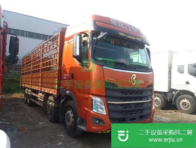 江西出售二手東風柳汽前四后八高欄玉柴420馬力貨車