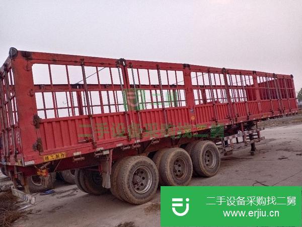 山東出售二手13米花籃半掛車