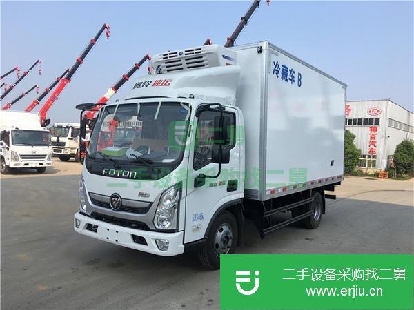 寧夏出售二手福田奧鈴4.2米國五冷藏車