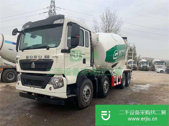 山東出售二手豪沃博歌14方輕量化340馬力攪拌車