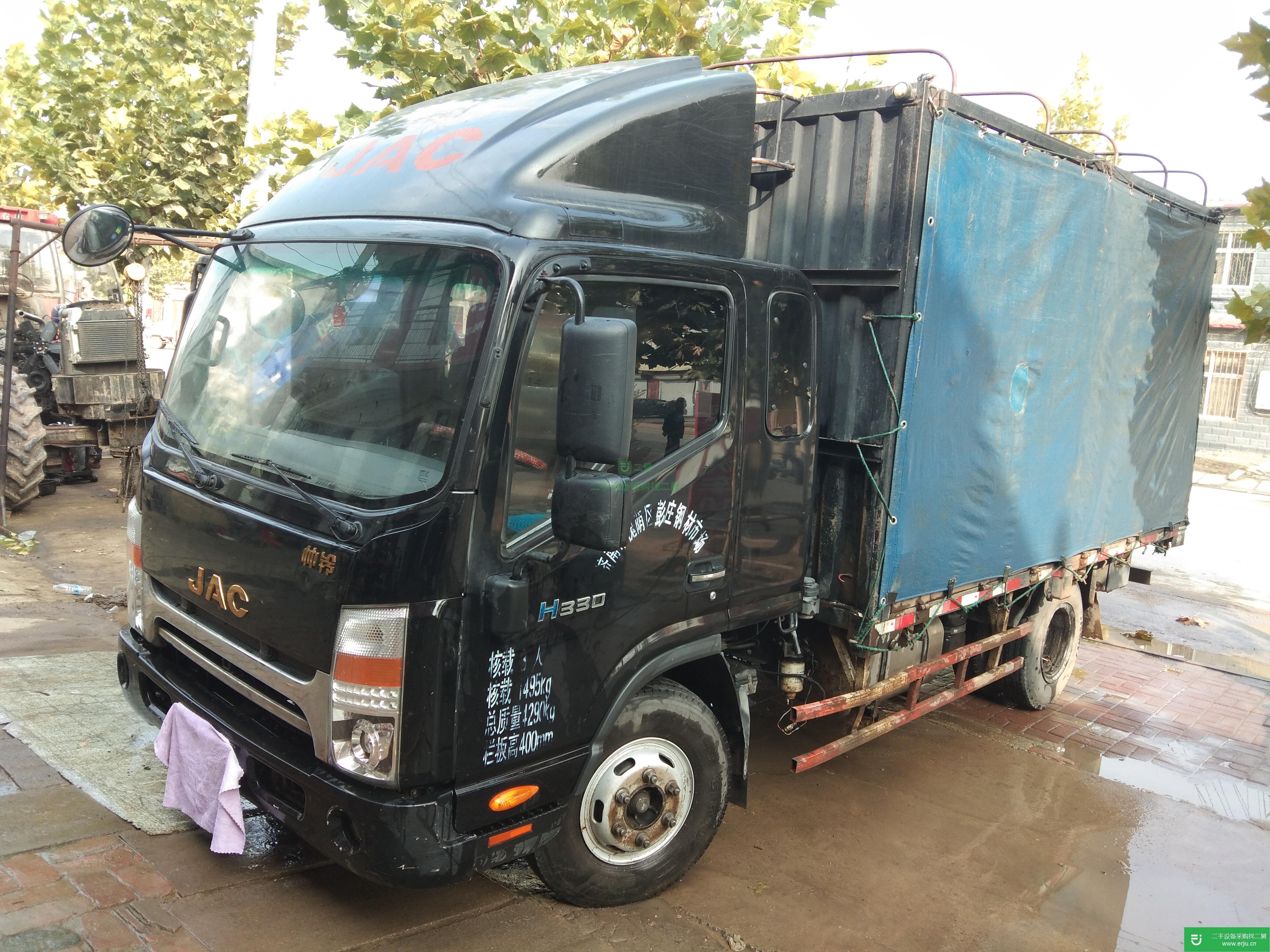 山東出售二手3.85高欄江淮帥鈴143馬力貨車