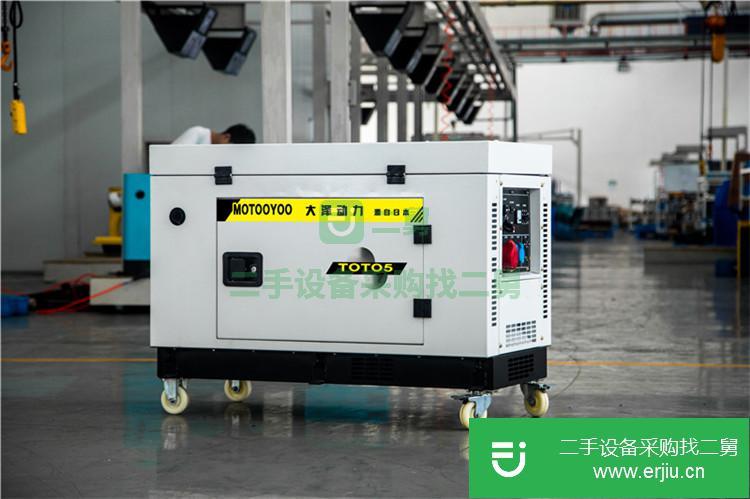 上海出售二手5KW靜音汽油220發電機