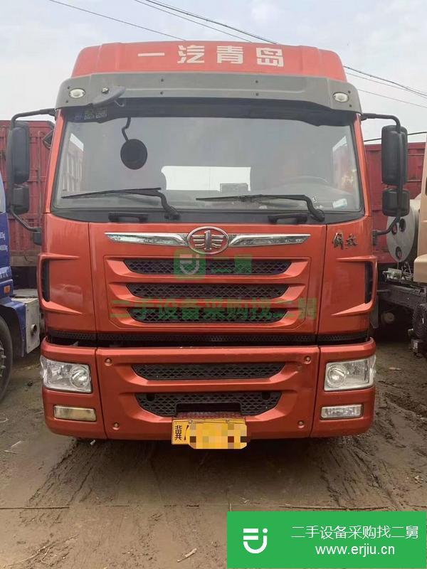 河北出售國四解放牽引車，350馬力車況精品輪胎九成新，全保險