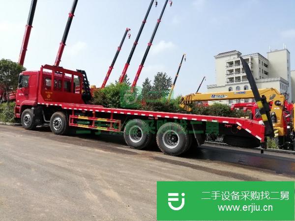 湖北出售二手解放前四后八平板運輸車