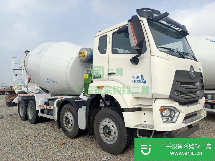 山東出售二手重汽豪沃340馬力攪拌車