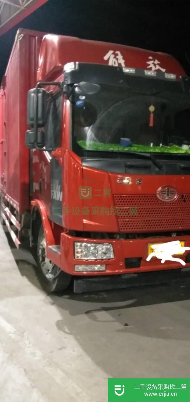 河南出售二手一汽解放廂式貨車四缸180馬力精品車況