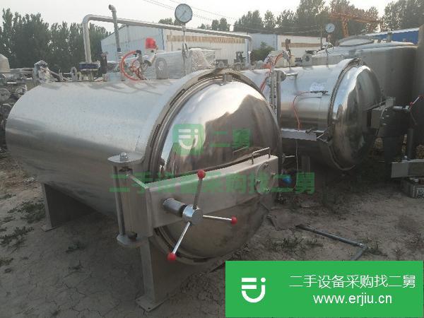 河北出售二手不銹鋼4立方殺菌鍋