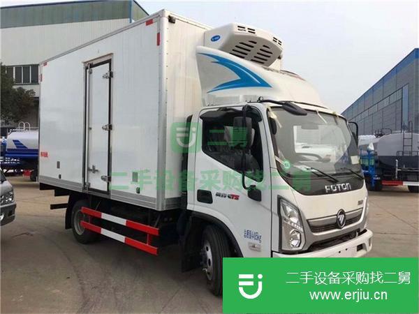 湖北出售二手福田奧鈴4米寬體冷藏車
