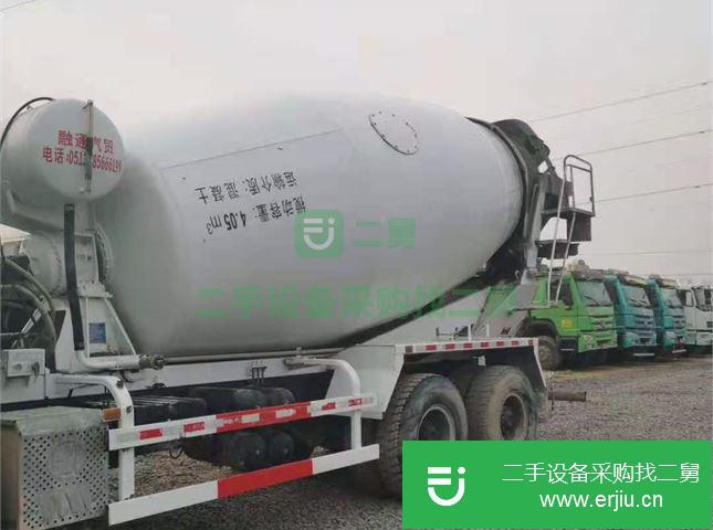 山東出售二手陜汽重卡375馬力攪拌車