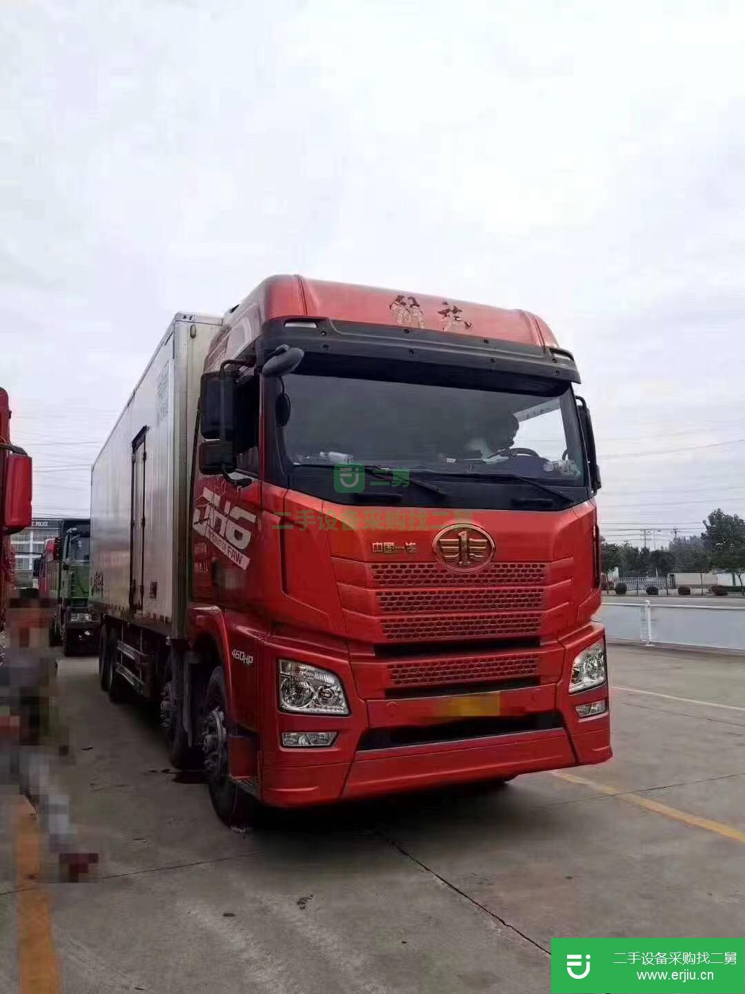江西出售二手一汽解放460馬力冷藏車