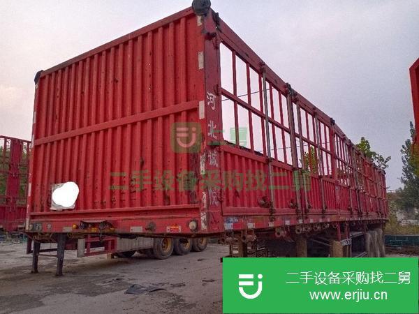 山東出售二手13米花籃半掛車