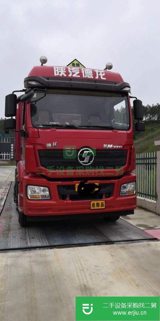 湖北出售二手19年陜汽德龍430馬力半掛車