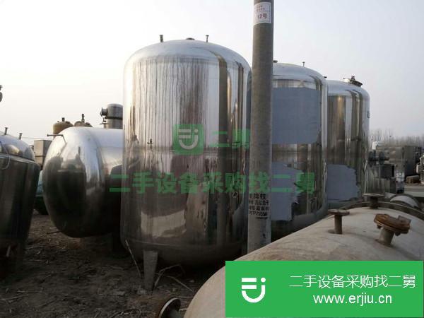 山東出售二手不銹鋼立式儲罐