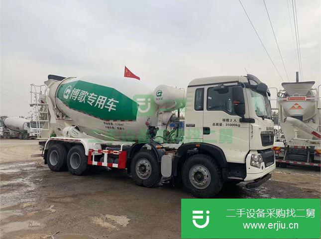 山東出售二手豪沃博歌14方輕量化340馬力攪拌車