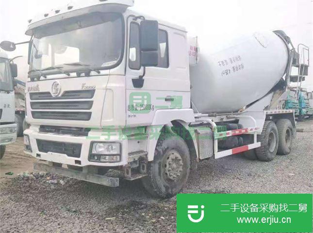 山東出售二手陜汽重卡375馬力攪拌車