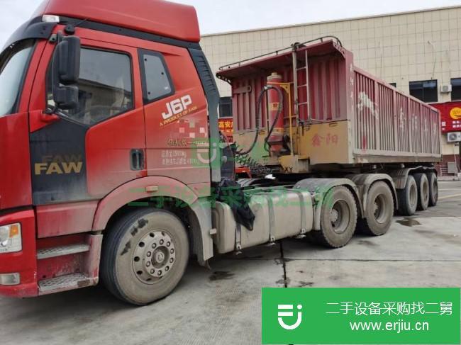 廣東出售二手一汽解放半掛車460馬力