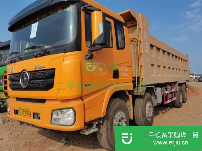 廣東出售二手陜汽重卡前四后八自卸車8米2