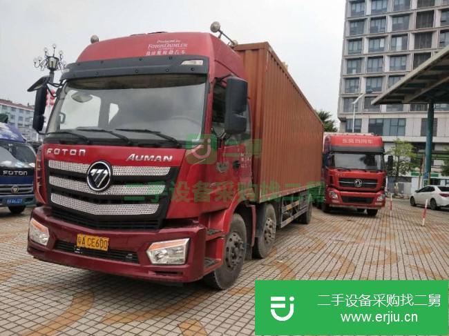 廣東出售二手福田歐曼廂式貨車