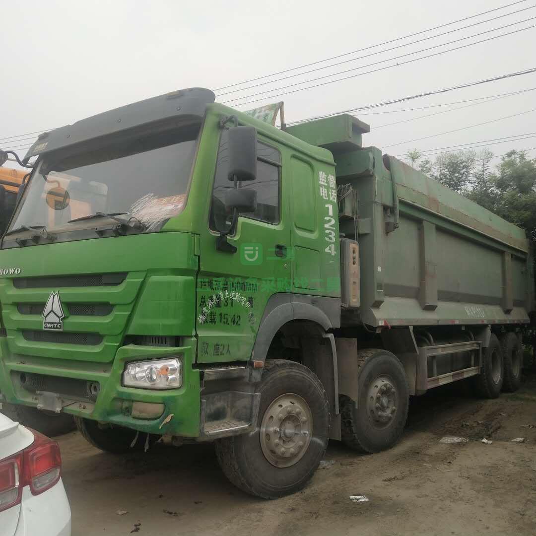 出售二手豪沃國五后八輪5米8自卸車 可按揭
