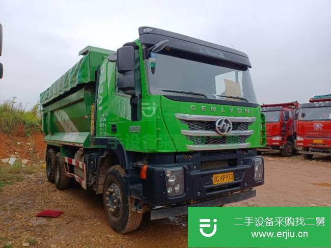 江西出售二手上汽紅巖350馬力國五5.8米自卸車