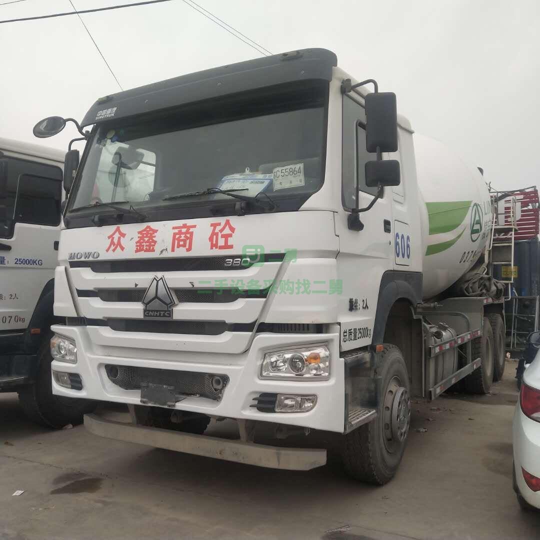 出售二手16方豪沃水泥攪拌運(yùn)輸車 手續(xù)齊全原版車