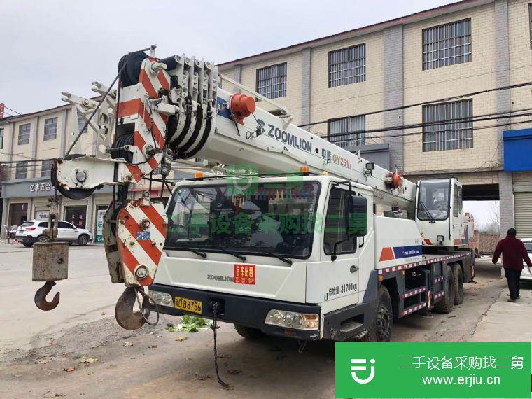 河南出售二手2015年中聯QY25V542.1汽車吊