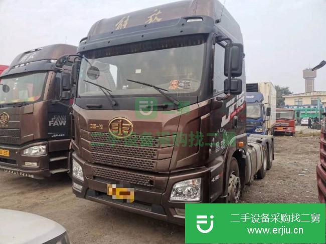 河北出售二手一汽解放濰柴430牽引車