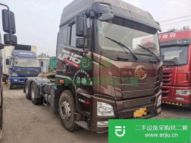 河北出售二手一汽解放濰柴430牽引車