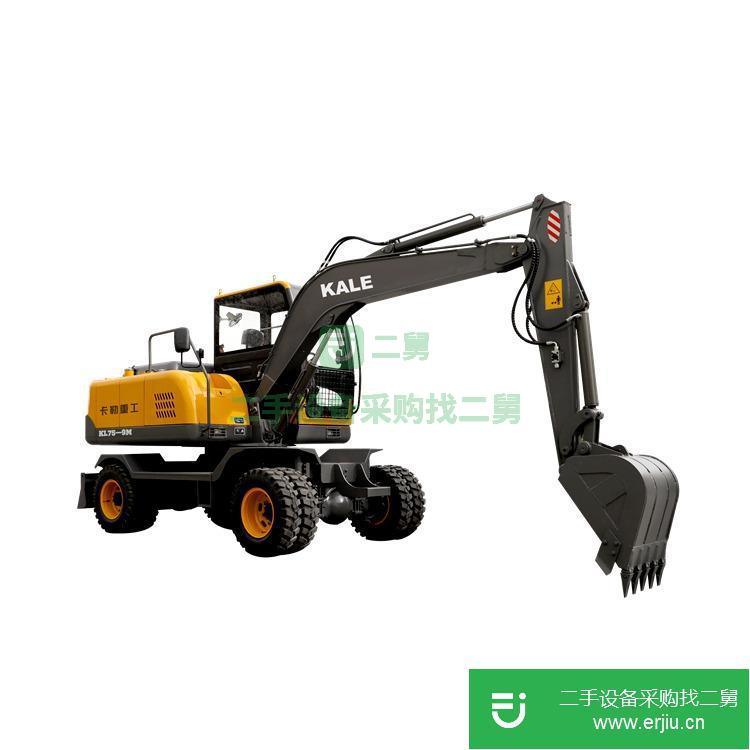 山東出售二手小型輪式卡勒重工挖掘機