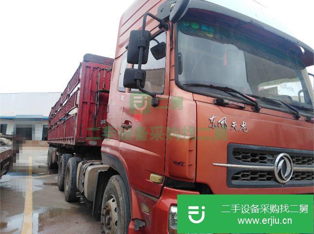 云南出售二手東風天龍375馬力半掛車