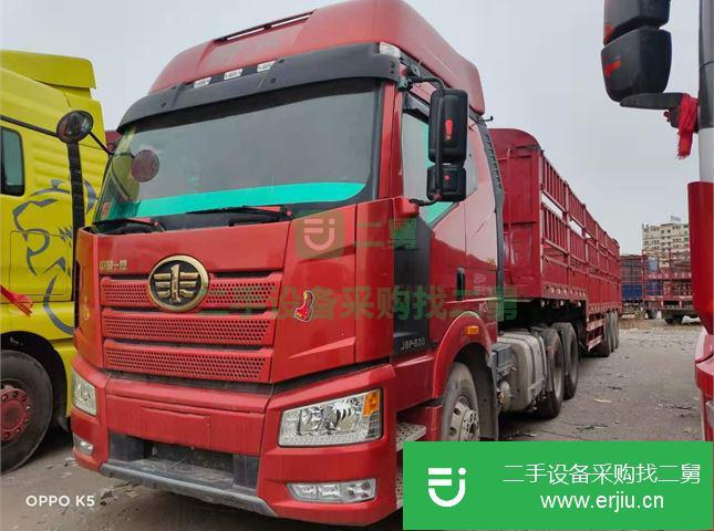 江西出售二手一汽解放J6P國五500馬力半掛車