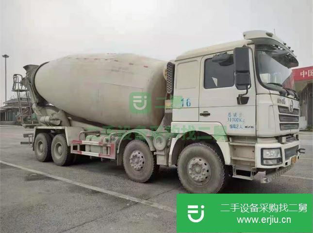 山東出售二手陜汽德龍國五20方375馬力攪拌車