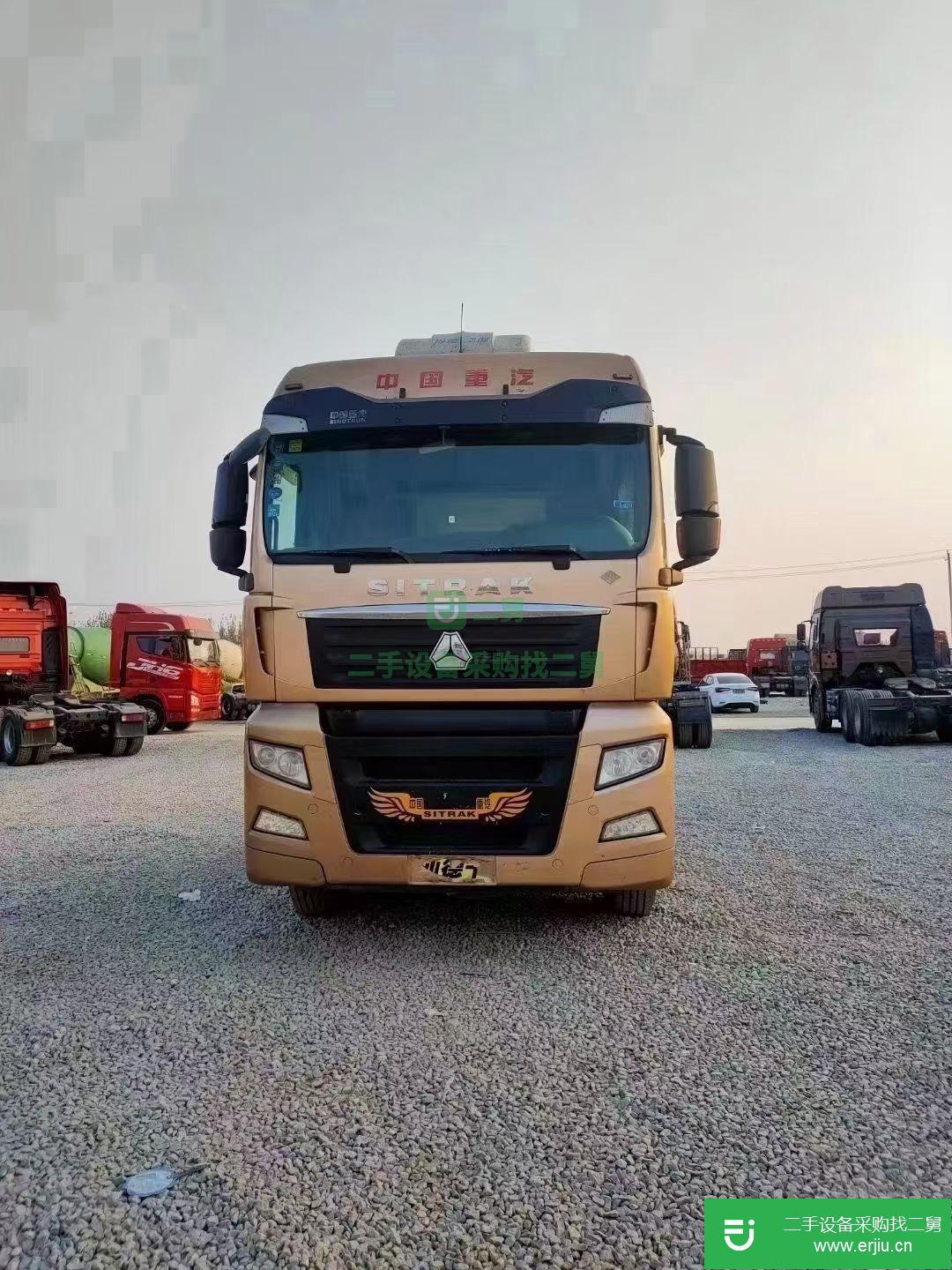 山東出售二手重汽汕德卡430馬力牽引車