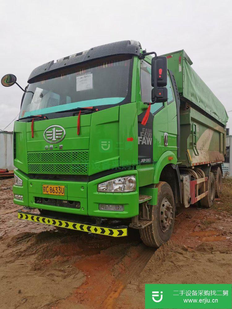 江西出售二手一汽解放390馬力自卸車