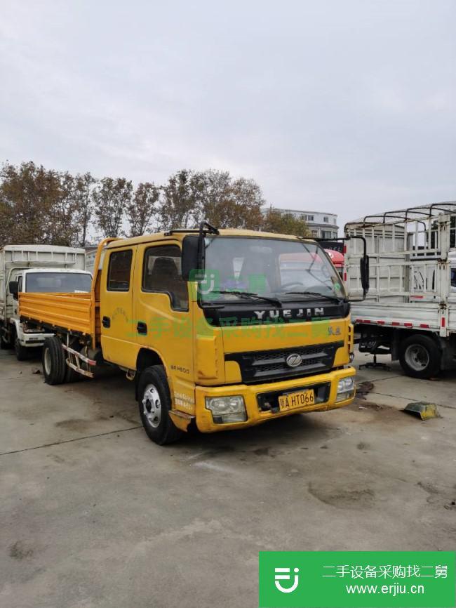 湖北出售二手上汽躍進(jìn)雙排平板貨車
