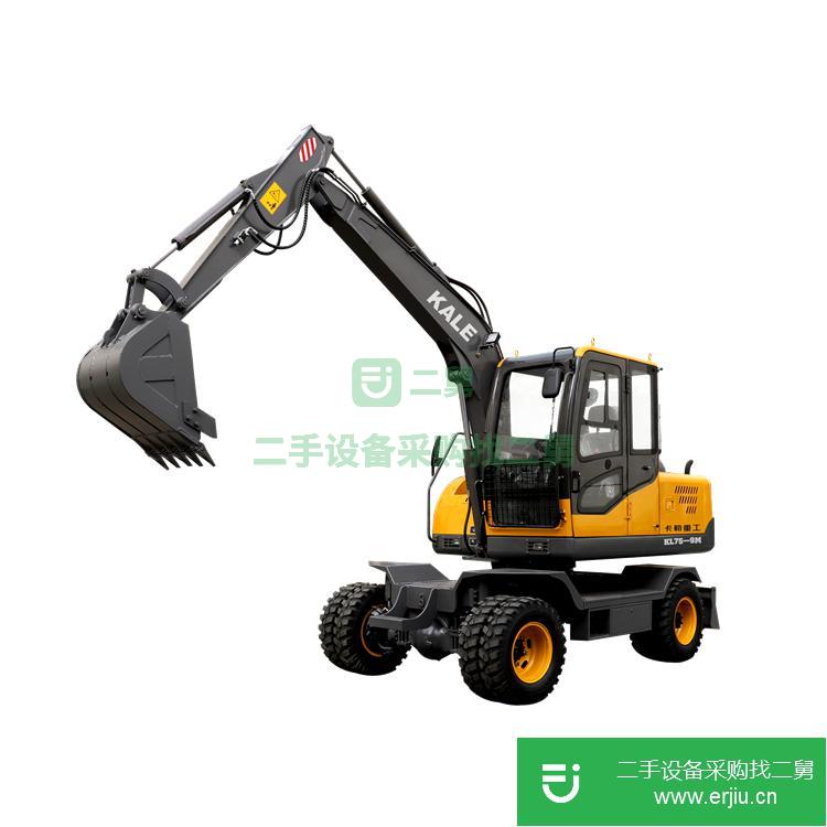 山東出售二手小型輪式卡勒重工挖掘機