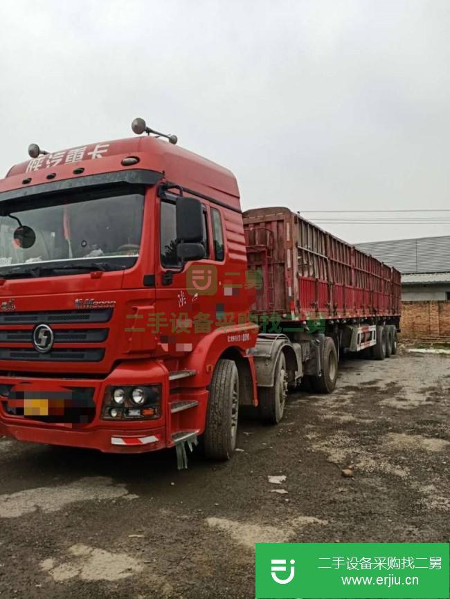 陜西出售二手陜汽重卡6X2半掛車