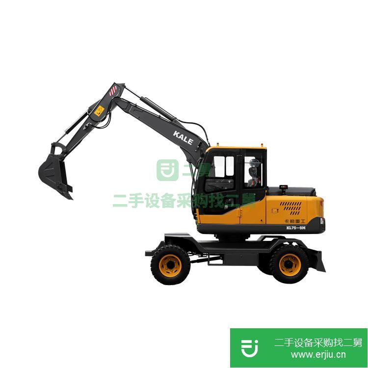 山東出售二手小型輪式卡勒重工挖掘機