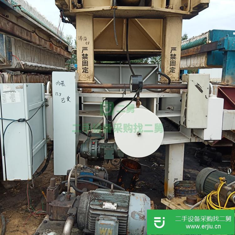 山東出售二手污泥脫水壓濾機
