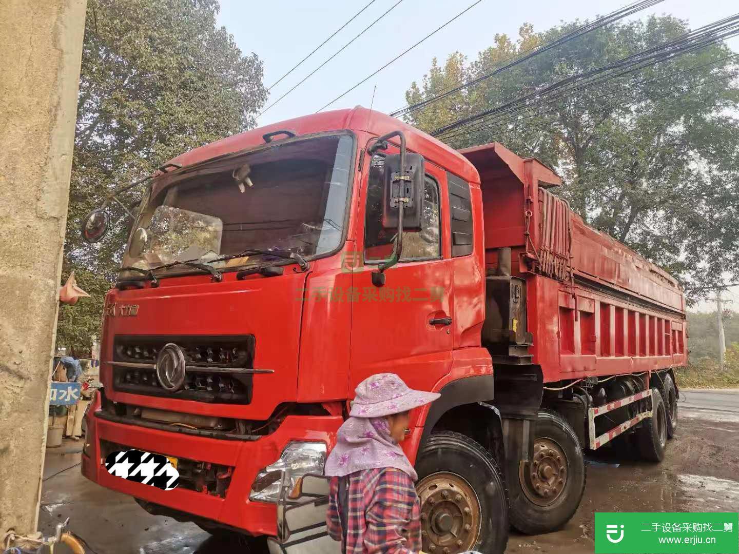 湖北出售二手東風375馬力自卸車